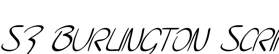 SF Burlington Script SC Italic Yazı tipi ücretsiz indir